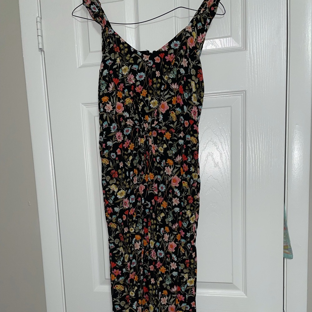 Floral Tie Front Jumpsuit size 00